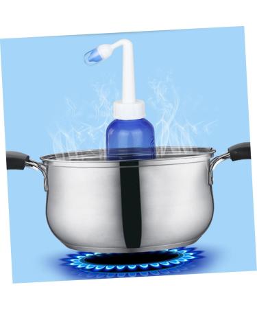 Lurrose 500ml Nasal Wash Bottle - Sinus Rinse System for Household - Plastic Nasal Washer for Adults and Kids - Blue 27X7.5CM - Buy Online on GoSupps.com
