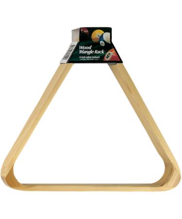 Viper Billiard/Pool Table Accessory: 8-Ball Rack, Hardwood Triangle, Holds Standard 2-1/4" Sized Balls