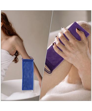 Beaupretty 4pcs Long Exfoliating Back Scrubbing Towel Set - Back Bathing & Shower Towels for Ultimate Skin Care - Buy Online on GoSupps.com