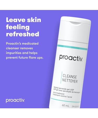 Proactiv Acne Cleanser - Benzoyl Peroxide Face Wash And Acne Treatment - Daily Facial Cleanser And Hyularonic Acid Moisturizer With Exfoliating Beads - 30 Day Supply 60 ml. - Buy Online on GoSupps.com