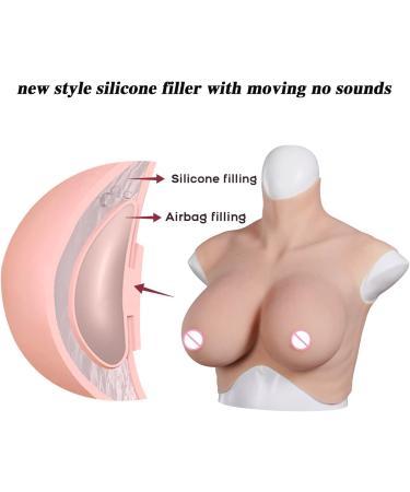Yuewen Oil-Free 8th Gen Silicone Breastplate - Makeup Skin Airbag Filler in H Ivory & White | International Shipping - Buy Online on GoSupps.com