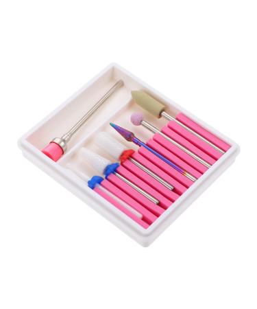 1 Set Nail Polisher Nail Tools Nail Gel Polish Nail Art Tools Pedicure Kit Nail Salon Bits Kit Para U as En Gel Manicure Sanding Heads Nail Art Sanding Bits Manicure Supplies Healeved