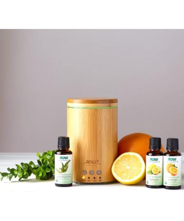 Now Foods Real Bamboo Ultrasonic Oil Diffuser - Aromatherapy Essential Oil Diffuser - Buy Online on GoSupps.com