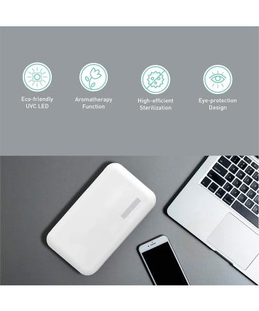UV Light Sanitizer Box - 99.99% Sterilization Rate for Phone, Toothbrush, Jewelry, Glasses, Nail Tools, Keys & Aromatherapy - Buy Online on GoSupps.com