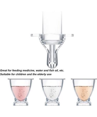 Silicone Liquid Droppers - Clear Plastic Medicine Feeder for Babies & Elderly - Food Grade PP Tube with Silicone Head - Buy Online on GoSupps.com