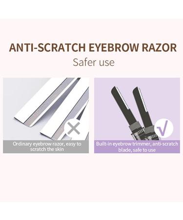 Dual-Sided Brow Pencil - Eye Brow Makeup Pencil Water Proof | Anti-Smudge Eyebrow Pencil Interchangeable Tip for Mother Kagrote Black - Buy Online on GoSupps.com