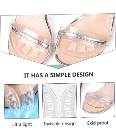 FRCOLOR 12 Pairs Non-Slip High Heel Stickers - Comfort Forefoot & Heel Cushions for Skid-Free Wear | Sweat Absorbent Flannel Pads - Buy Online on GoSupps.com