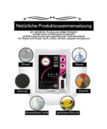 Well4u Micro Hair Fibers - 50g Blonde - Bulk Hair Powder for Thicker Hair | International Shipping Available - Buy Online on GoSupps.com