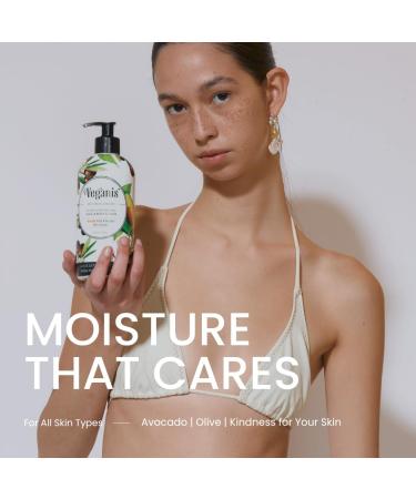 VEGANIS Body Lotion For Dry Skin Nourishing & Hydrating Formula With Avocado & Organic Olive Softening Moisturizer For Hands Smooth & Soft Skin 17 6 Fl Oz - Buy Online on GoSupps.com