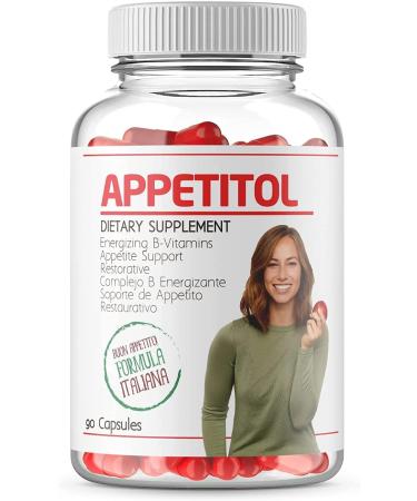 CJ Labs Appetitol Appetite-Weight Gain Capsules Natural Appetite and Weight Gain Stimulant for Underweight Children Fortified with Vitamins B1 B2 B3 B5 B6 B12 Folic Acid  Iron Zinc
