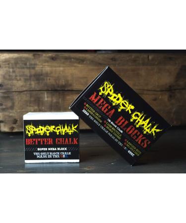 Spider Chalk Weightlifting Block Chalk - Best Gym Workout Chalk for Weights, Gymnastics, Rock Climbing - 99% Pure Block Athletic Chalk - USA Made - Buy Online on GoSupps.com