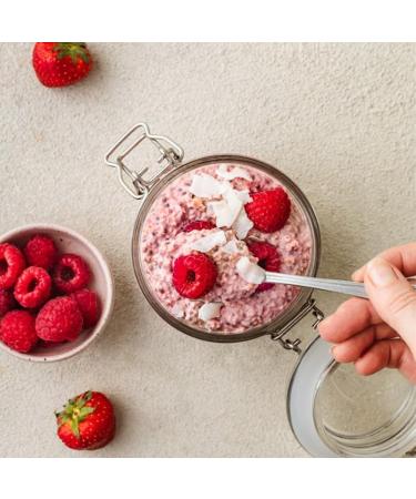 Linwoods Strawberry Energy Overnight Oats 3x300g | Healthy Vegan & Gluten Free Breakfast - Buy Online on GoSupps.com