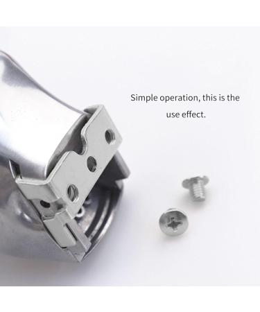 AMLESO Metal Steel Electric Push Scissors Blade Slide Holder Kit for WAHL 8591 with Screws Parts for Home Haircutting Cut Clippers - Silver - Buy Online on GoSupps.com