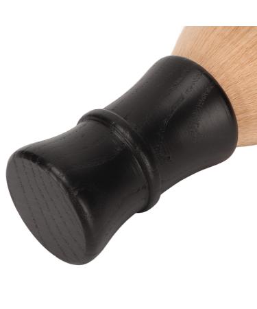Beard Foam Brush for Men - Skin-Friendly Nylon Hair Wooden Handle - Perfect for Home Use (Black) - Buy Online on GoSupps.com