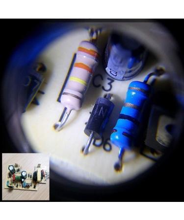 Magnifying Glasses Educational Hobby Magnifiers High Magnification Jewelry Antique Identification Hand-Held Magnifying Glass 40 Times High-Definition Led with Light - Buy Online on GoSupps.com