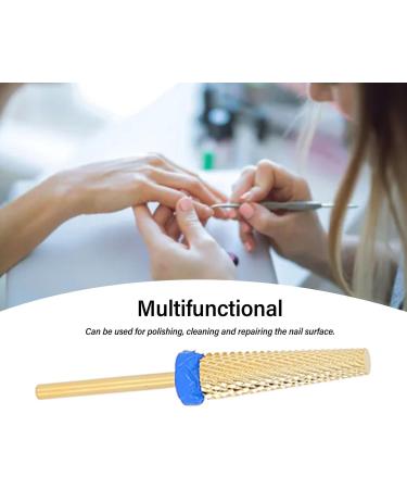 Nail Grinding Head Ultra Long Golden Cone Quick Grinding Multi-function Manicure Drill for Salon (133#-M) - Buy Online on GoSupps.com