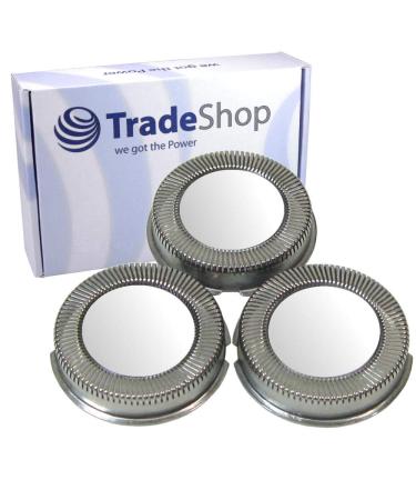 Trade-Shop 3x replacement for Scherkopfklingen Philips HS255AHS308 HS346 HS260B HS350a HS355A HS536 HS355B HS540 HS555 HS155 / Premium Rasier Blades SCHUCK SCHUCK SCHLANDLASE Blade