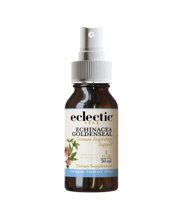 Eclectic Herb - Echinacea Goldenseal Throat Spray | Soothing Throat Spray | Herbal Supplement | Immune + Respiratory Support | Vegan Non-GMO Gluten Free (1 fl oz | 30 ml)
