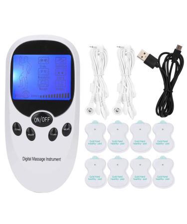 Electronic massage device digital muscle massage device digital electronic massage device with two outputs muscle stimulator pain relief massage device
