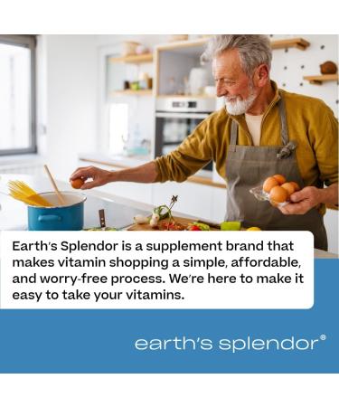 Earth's Splendor Bone Health Support - Calcium & Vitamin D Dietary Supplement for Men & Women - 600mg Calcium, 120 Tablets - Buy Online on GoSupps.com