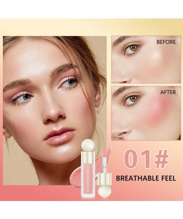 Weightless Liquid Blush (#01BLISS) - Long-Lasting Natural-Looking Face Cream Makeup for Soft Healthy Flush - Buy Online on GoSupps.com