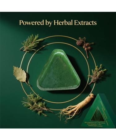 Bpoeee Nature Triangle Shampoo Bar Nature Seven Green Soap Shampoo Arborvitae Leaf Herbal Bar for Hair Care for Women 1 Pieces - Buy Online on GoSupps.com
