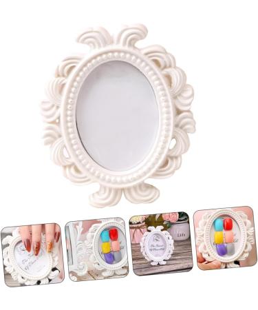 Nail Display Frame Gold Picture Frame Antique Picture Frames Vintage Frames Vintage Picture Frame Decorative Nail Tip Container Mini Picture Frame Manicure Resin False Nails White - Buy Online on GoSupps.com