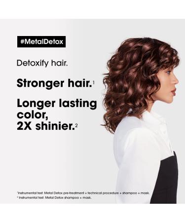 L'Oreal Professionnel Metal Detox Hair Mask | Color-Protecting Deep Conditioner | Repairs, Nourishes & Adds Softness | For All Hair Types | Sulfate-Free | 8.5 Fl Oz - Buy Online on GoSupps.com