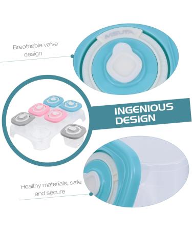 1 Set 6pcs Food Supplement Box Microwavable Food Infant Food Container Microwave Food Jar re-usable Assorted Color 17X8.2cm - Buy Online on GoSupps.com