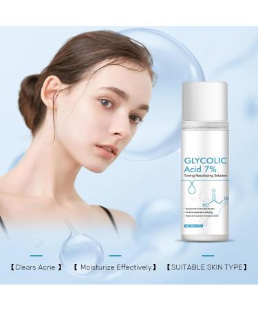 120 Ml Acide Glycolique Tonique Acide Glycolique 7% Solution De Resurfa age Tonique Pour La Peau Acide Glycolique Hydratant Acide Glycolique Pour La Plupart Des Types De Peau - Buy Online on GoSupps.com
