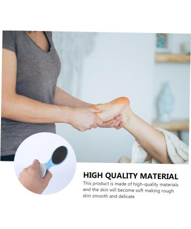 Healeved 4 1 Foot File Pad Foot Scrubber Stone Pedicure Foot File Pumice Stone Nails Cleaner Fingernail Scrub Brush Foot Pumice Foot Exfoliator Handle Nail Brush Foot Multifunction - Buy Online on GoSupps.com