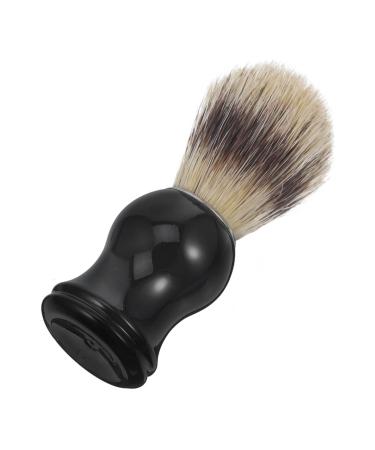 Hemoton Beard Brush Badger Shaving Brush Beard Shaving Brush Badger Hair Shaving Brush