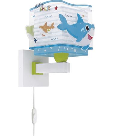 Dalber Little Shark Wall Lamp - Children's Room Lighting | E27 | Cute Haie Animal Design - Buy Online on GoSupps.com