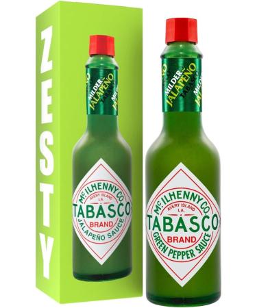 Tabasco Mild Green Pepper Sauce 57ml With Original Red Hot Pepper Sauce 57ml - Bundle Consisting of Tabasco Hot Sauces x2 Pack - Buy Online on GoSupps.com