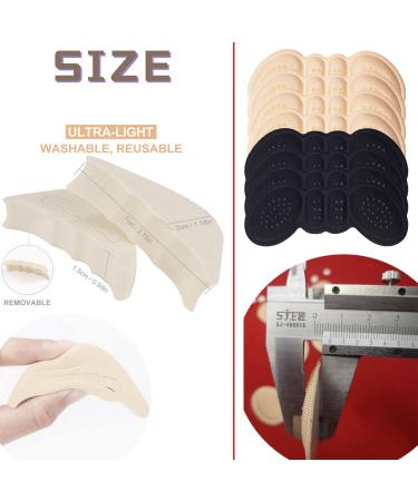 Crazy Bean Heel Cushions & Toe Pads - 4 Pairs of Comfort & Pain Relief for High Heels | International Shipping - Buy Online on GoSupps.com