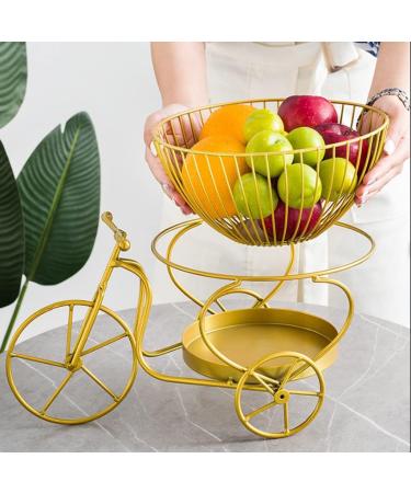 Fruit Basket Fruit Bowl Creative Fruit Bowl Metal Wire Fruit Basket Fruit Stand Vegetables Basket Kitchen Counter Fruit Storage for Bread Snacks Kitchen Organizers and Storage (Color : A) - Buy Online on GoSupps.com