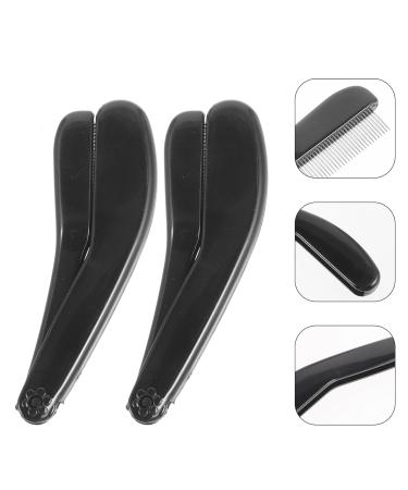 FRCOLOR 2pcs Eyelash & Eyebrow Brush Set - Portable Lash Comb & Makeup Tool for Perfect Eyelash Separation | Women s Beauty Supplies - Buy Online on GoSupps.com