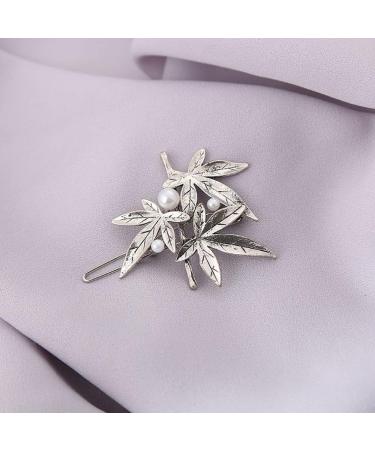 Vintage Sweet Women Jewelry Plum Blossom Flower Maple Leaf Cherry Hair Accessories Barrette - BYBYCD - Buy Online on GoSupps.com