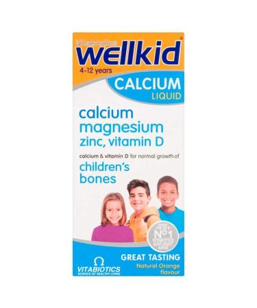 Wellkid by Vitabiotics Calcium Liquid 150ml