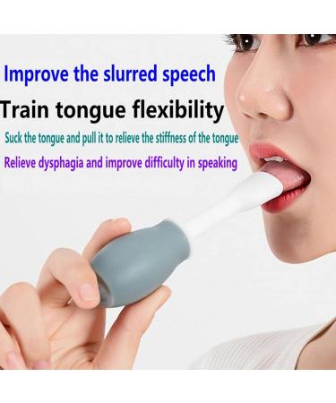 HSRG Tongue Muscle Trainer - 5-Part Medical Mouth Muscle Massager for Stroke Aphasia & Non-Flowing Language - Buy Online on GoSupps.com