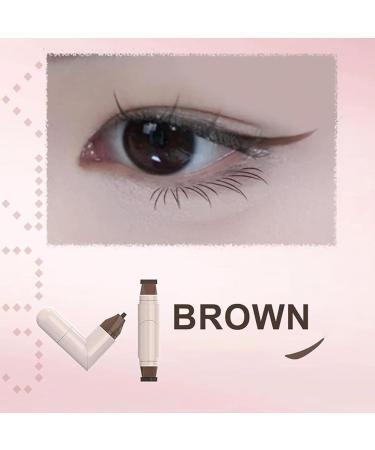 Eye Liner Stamps Winged Eye Stencil Double Headed Waterproof Long Lasting Liner Makeup Eyeliner Pen Suitable for Women s Eyebrow Shaping & Cosmetics - Buy Online on GoSupps.com