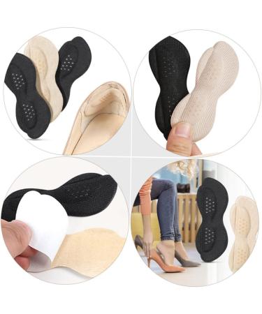 FRCOLOR 4 Pairs High Heel Insoles - Orthopedic Anti-Wearing Heel Pads - Comfort & Support - 9.5x3.5cm - International Shipping Available - Buy Online on GoSupps.com
