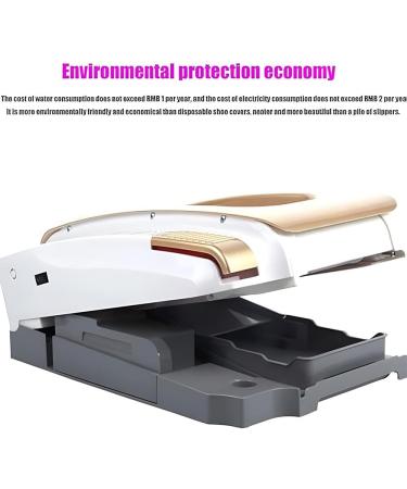 Sole Cleaning Machine Rechargeable Automatic Induction Shoe Cleaner Polisher Smart Boots Shoes Sole Water Brushing Machine Entrance Electric Sole Cleaning Machine for Home Office Gold - Buy Online on GoSupps.com