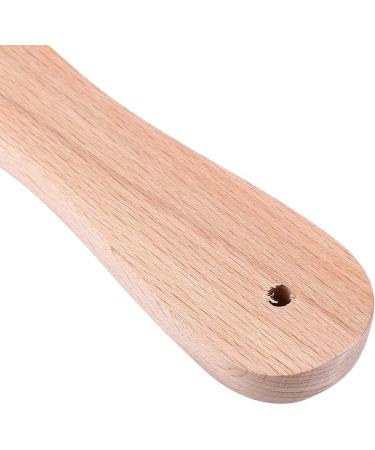 Leather Sharpener - 1.7 Double-Sided Strop Tool with Wooden Handle for DIY Razor Polishing - International Shipping Available - Buy Online on GoSupps.com