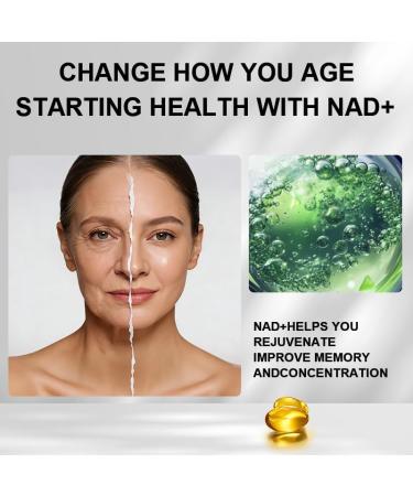 VYHTHV 120-Count NAD+ Supplement Capsules with UV Protection | Daily Vitality Suitable for Men and Women - Buy Online on GoSupps.com