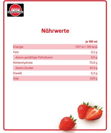 Buy Schwartau Strawberry Dessert Sauce 770ml - Perfect for Refining Desserts & Ice Cream | International Shipping Available - Buy Online on GoSupps.com