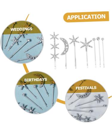 minkissy 3 Sets Fringe Bobby Pin Hair Barrette Hair Clips for Teen Girls Hair Accessory for Women Hair Jewels for Women Barrettes for Women Star Hair Accessories Issue Card Rhinestone Wild - Buy Online on GoSupps.com