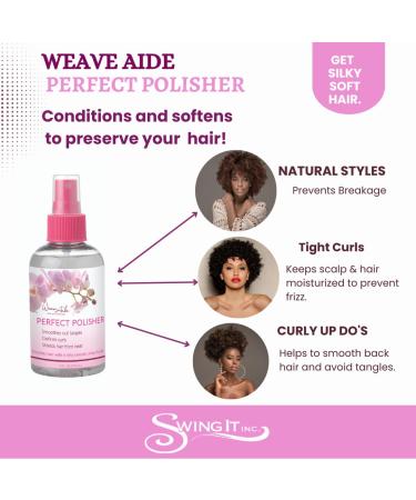 Buy Weave Aide Perfect Polisher 6 oz | Heat Protection & Moisture Shine Spray for Dry Dull Hair | International Shipping Available - Buy Online on GoSupps.com