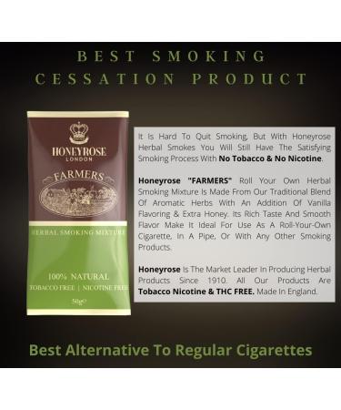 Farmer's HoneyBlend Herbal Mixture - Tobacco & Nicotine Free | Honeyrose - Buy Online on GoSupps.com