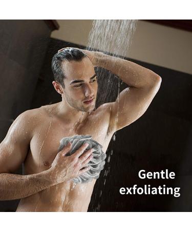 Bath Shower Sponge Loofahs Body Scrubber Mesh Pouf Ball Exfoliate Cleanse Soothe Skin 6 Pack - Buy Online on GoSupps.com